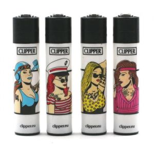 Image de Clipper Lot de 4 Briquets – Love Tattoo