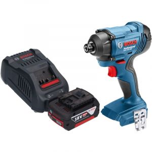 Bosch GDR 18V-160 Visseuse à chocs sans fil 18V 1/4" 160Nm + 1x Batterie 5,0Ah + Chargeur + Insert - sans L-Boxx