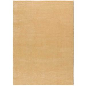 Tapis uni lavable moutarde, 80x150 cm