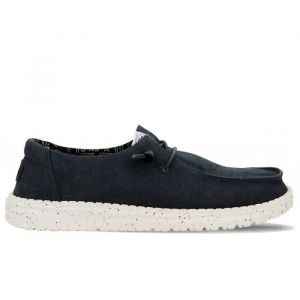 Dude Chaussures Bateau pour Femme Hey Wendy Canvas W Noir 40902-001 - HEY - Plat - Lacets - Canvas