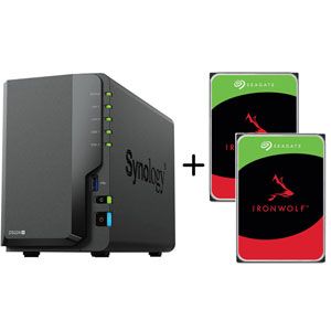 Synology Bundle DS224+ / 2x Seagate IronWolf 12To - BUNDS224+ST12000VN