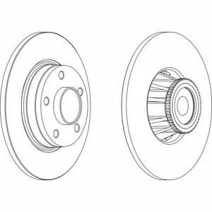 Ferodo 1 Disque de frein avec roulement DDF1623-1