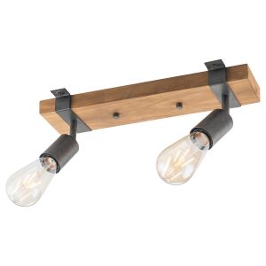 Plafonnier Leuchten Direkt SLAT Brun, Bois foncé, 2 l ières Rustique Intérieur SLAT Délai de livraison moyen: 6 à 10 jours ouvrés Port gratuit France métropolitaine et Belgique dès 100 €.