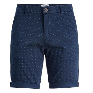 Jack & Jones Jpstbowie Jjshort Sa Printed Sn Short Chino, Blazer Bleu Marine-Détails : AOP Antique White, XL Homme