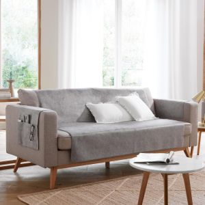 Protège fauteuil WHISPER 60x140 gris