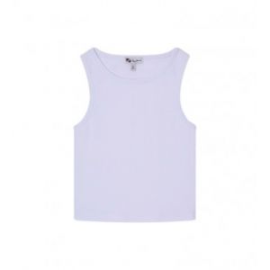 Pepe Jeans Tshirt basique sans manches Blanc - Taille 8 Ans