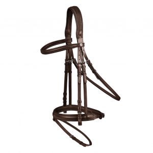 Waldhausen Bridon équitation muserolle combinée X-Line Supersoft