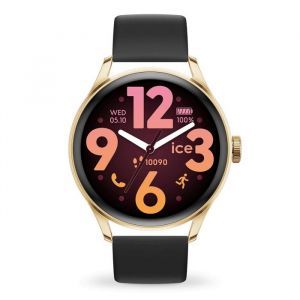 Ice Watch Montre femme bracelet silicone et plastique - Montre connectée 3.0 black/gold1.2 amoled GPS