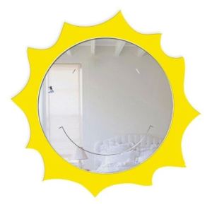 Mungai mirrors Miroir Soleil heureux en acrylique (45 cm)