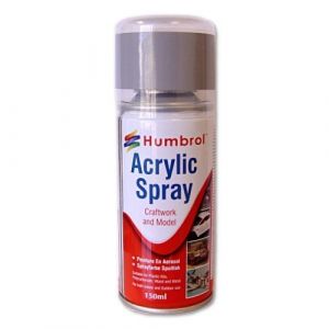 Humbrol Bombes de peinture acrylique - No 34 Blanc Mat