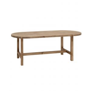 Table de salle à manger en bois de sapin vieilli 160cm