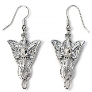 Boucles d'oreilles de Le Seigneur Des Anneaux - L'Étoile Du Soir d'Arwen - pour Femme - couleur argent