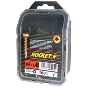 Image de Vynex Vis à bois Rocket à tête fraisée Pozi 4x40 mm