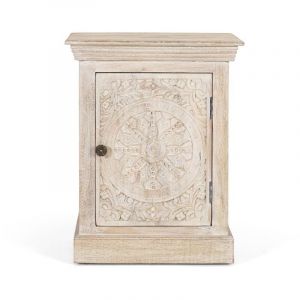 Petite Table En Bois De Manguier Finition Sable
