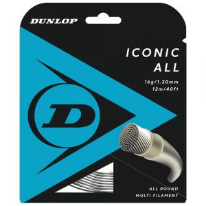 Dunlop Corde Simple De Tennis Iconic All 12 M 1.25 mm Natural