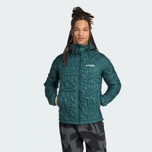 Adidas Veste à capuche Terrex Xperior PrimaLoft Isolée verte - L