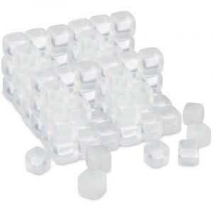 Image de Relaxdays Glaçons réutilisables XXL, lot de 24, plastique, rafraîchir des boissons, fêtes, anniversaires, transparent