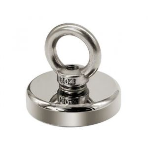 Aimant néodyme super puissant / aimant de pêche Argent 20 mm