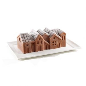 Image de Silikomart Moule en silicone Winter Village pour semi-froid.