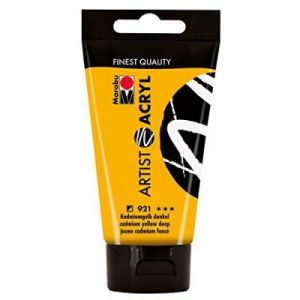 Marabu Peinture Acrylique Artist Acryl, 75 Ml, Jaune De 122002921