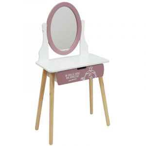 Prix Coiffeuse Enfant Madame Princesse 108cm Rose