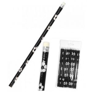 Image de Lot de 12 crayons, au motif de football