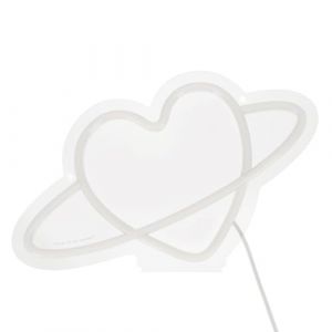 Legami Panneau lumineux &agrave; effet n&eacute;on, d&eacute;coration int&eacute;rieure, th&egrave;me Saturne, 27 x 17,5 x 8 cm