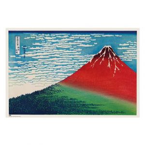 Poster Katsushika Hokusai S Fine Wind Clear Morning