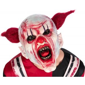Ruedelafete Masque Clown horreur intégral en latex