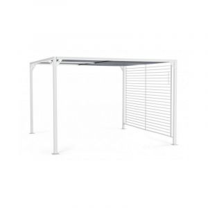 Gazebo Noah pour extérieur blanc 3x3,6 m