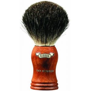 Plisson Blaireau - Pur Noir - Monture Bubinga - Taille 12