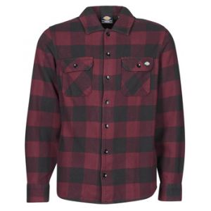 Dickies Chemise NEW SACRAMENTO SHIRT MAROON - Couleur XXL,S,M,L,XL,XS - Taille Rouge