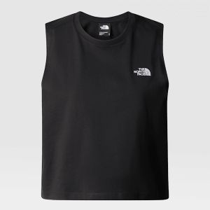 The North Face Women´s Essential Relaxed Tnf Black - Haut - noir - L - 100% Coton,Jersey