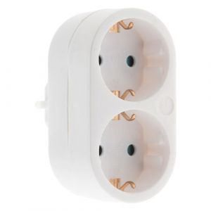 Zenitech Biplite Schuko 16A - Blanc