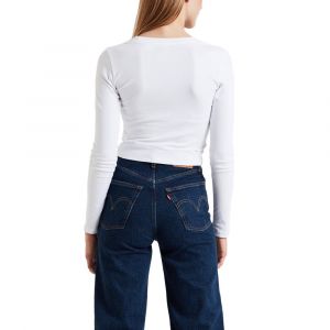 Image de Levi's Baby T-shirt manches longues Femmes blanc T. M