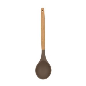 Menastyl Cuillère en silicone et manche en bois ELIOTT