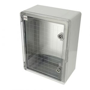 Horoz Electric Coffret électrique ABS 300x400x170 avec plaque de montage galvanisée (porte transparente) 800.701.003 HOROZ