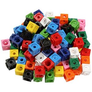 Trevi Dick-System 170100 Lot de 100 cubes à emboîter, 10 couleurs