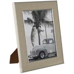 Home ESPRIT Cadre Photo Argent Verre Polystyr&egrave;ne Romantique 20,5 x 1,5 x 25,5 cm