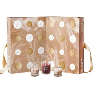 Linnea Calendrier de l'avent 24 bougies parfumées collection noël doré