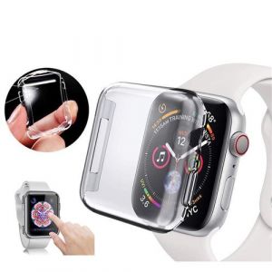 Image de Verre trempé 3D noir protection écran totale intégrale APPLE WATCH série 6 40MM