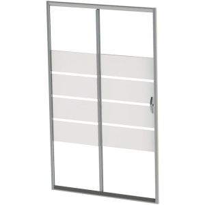Fa&ccedil;ade SHIVA - Coulissante - Finition Chrom&eacute; - 140x190cm