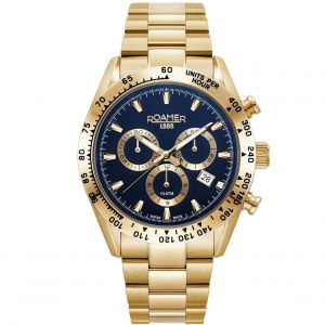 Roamer Mens Watch 850837 48 45 20, Quartz, 42mm, 10atm