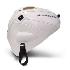 Bagster Tapis de réservoir blanc (1624A) Triumph Street Triple 675 R