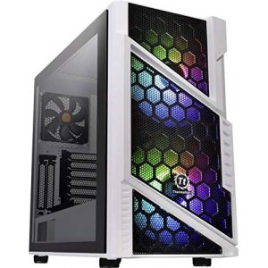 Thermaltake Commander C31 TG Snow ARGB Edition Bo&icirc;tier Midi-tour Noir, Blanc, Ch&acirc;ssis mini-tour