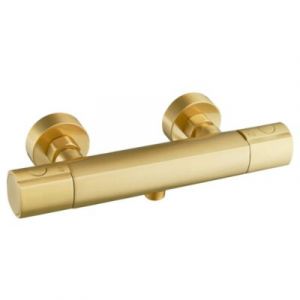 Essebagno Carra mitigeur douche thermostatique or bross&eacute;