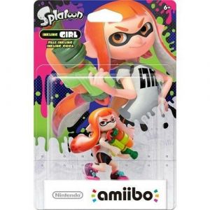 Nintendo Amiibo Inkling Girl Splatoon Series Switch Rare Orange