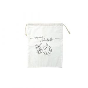 Fackelmann Sac de conservation pour oignons et échalottes en coton Eco Friendly ref. 47065