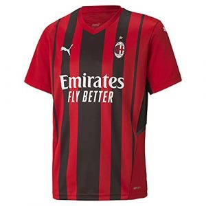 Puma T-shirt Ac Milan Domicile 21/22 Junior 116 cm Tango Red / Black