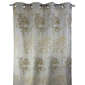 SANS CA00010-152 Osaka Rideau Chenille Lourd Jacquard Polyester Naturel 140 x 280 cm